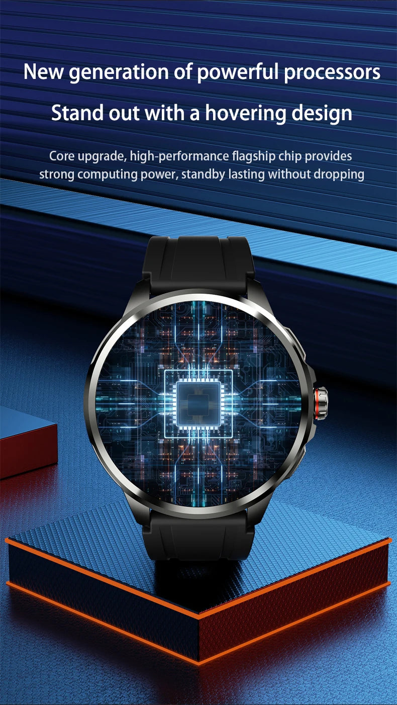 Goldenspike 32GB+256GB Smartwatch 4G/5G LTE 900W Rotary HD Camera GPS WIFI HiSportPro App Bluetooth Smart Watch For IOS Android