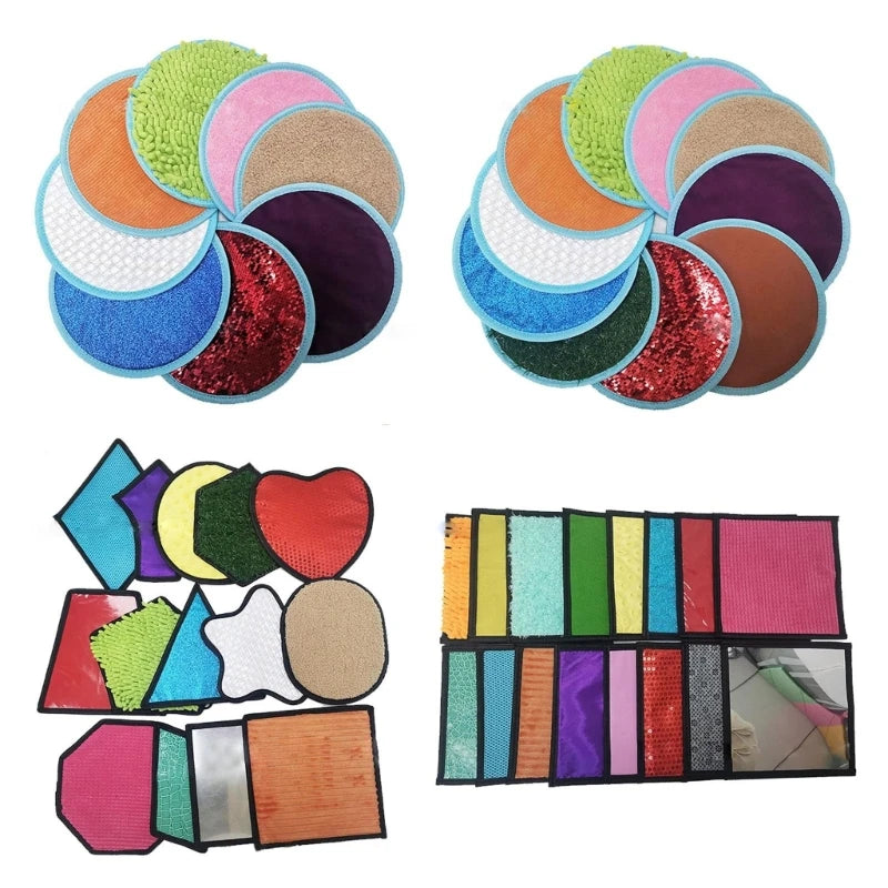 J15U Sensory Training Mat For Autism Child Play Rug Sensory Development Pad