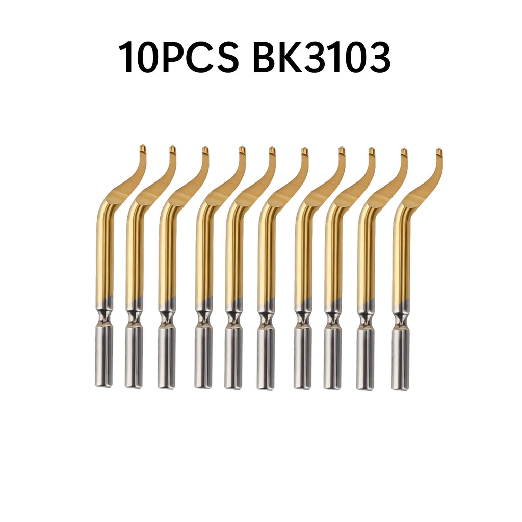 10PCS Deburring Blades Set High-Speed Steel Rotary Blades for Precision Deburring Compatible with Universal Deburring Tools