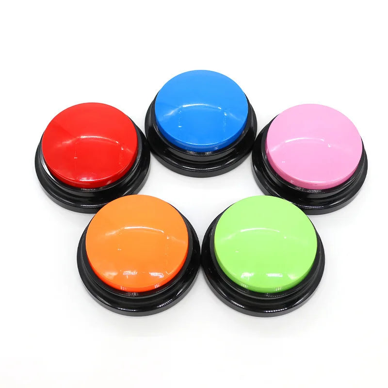 Talking Pet Communication Buttons: Recordable Sound Pad Training Tool for Dogs, Teach Your Pet To "Speak" with Voice Buttons