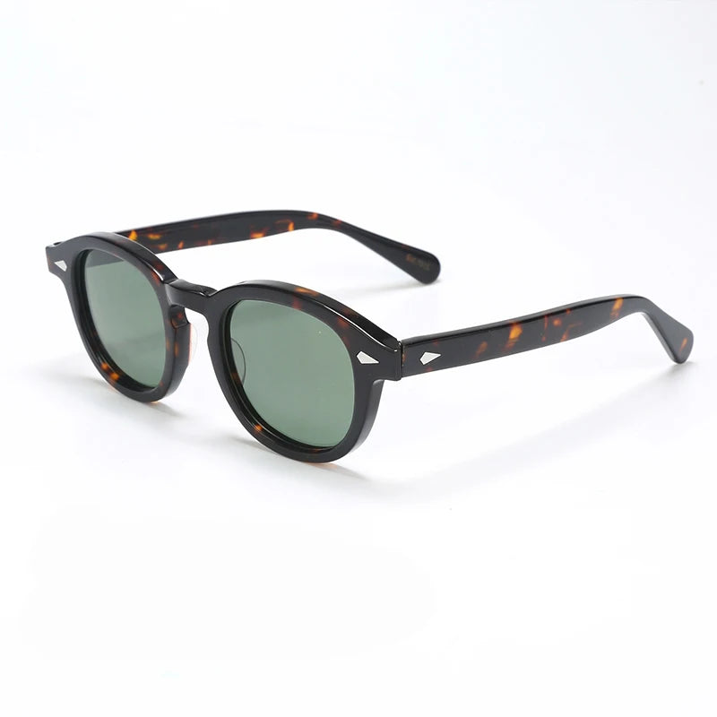 Polarized Sunglasses Men Brand Johnny Depp Sun Glasses Lens Woman Luxury Vintage Acetate Driver's Shade