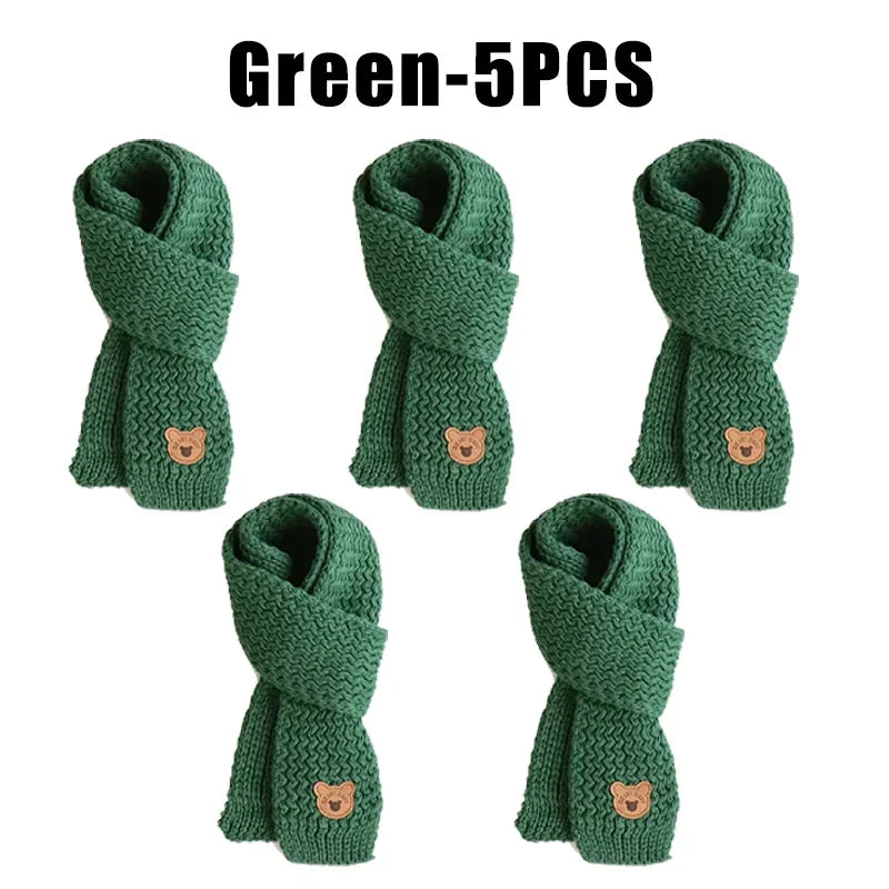 Kids Scarf Boys Girls Baby Winter Warm Scarf Women Knit Shawl Scarf Children Neck Collar Keep Warm Accessories Cheap Parent