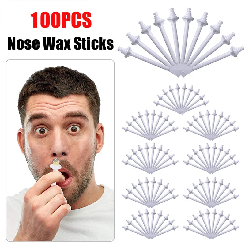Wax beanPortable Painless Nose Wax Kit For Men & Women Nose Hair Removal Wax Set Paper-Free Nose and Ear Hair Removal Kit