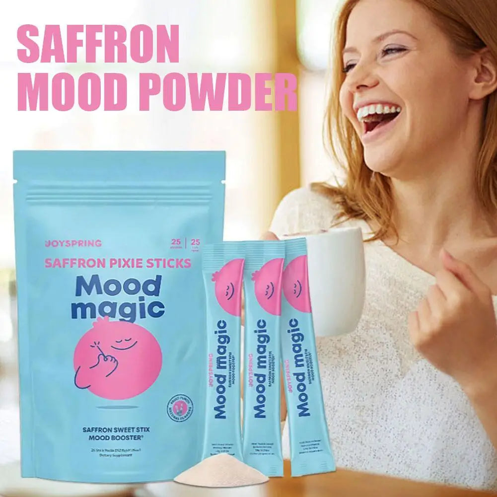 Saffron Supplement Improves Mood Relieves Stress And Boosts Mood Saffron Supplement Powder Pack Mood Energy Bar