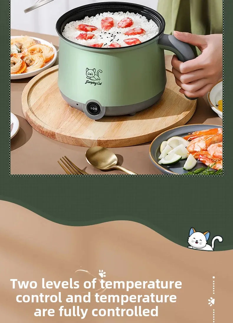 Mini Multi-Function Electric Cooker Small Integrated Steaming And Cooking Dormitory Noodles Home Use Single Person Mini Electric