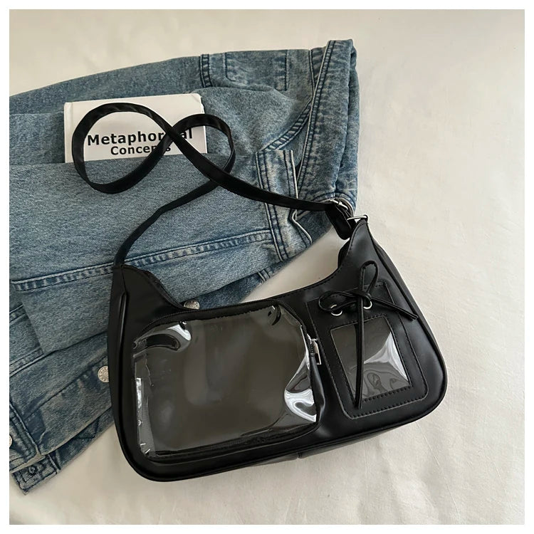 Design Sensation Single Shoulder Slant Crossbody Bag Basic Model Grain Bag Pain Bag for Girls Soft Synthetic Leather Sq...
