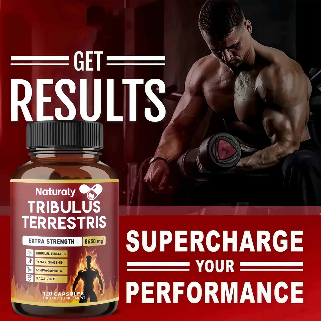 Tribulus Terrestris Extract Capsules for Men and Women - Supports Energy, Mood, Endurance and Athletic Performance