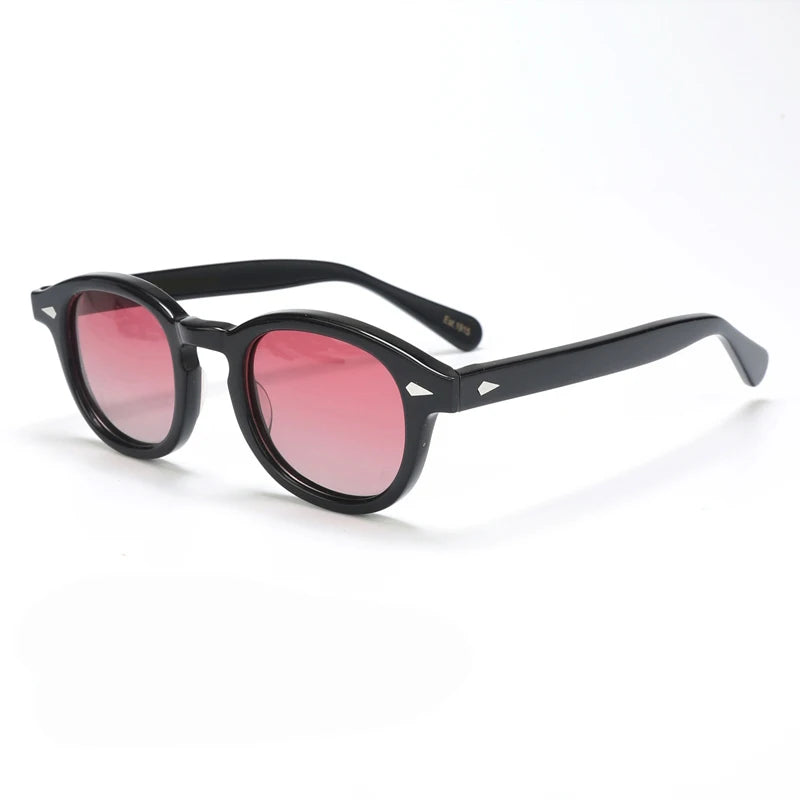Polarized Sunglasses Men Brand Johnny Depp Sun Glasses Lens Woman Luxury Vintage Acetate Driver's Shade