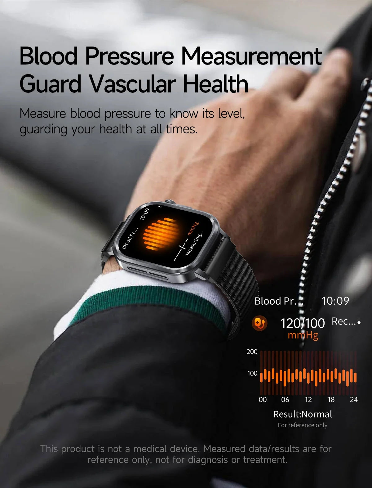 2025Nursing Level Uric Acid Blood lipids Smart Watch Men Blood Pressure ECG+PPG Clock Body Analysis Voice Call Health Smartwatch