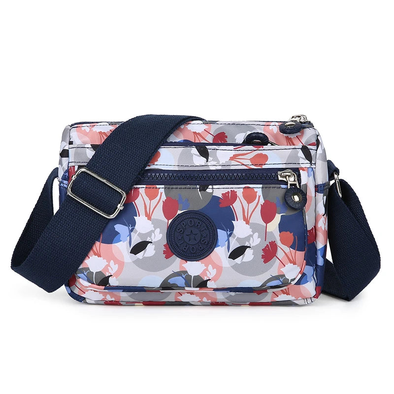 Waterproof Nylon Oxford Cloth Crossbody Bag Women's Single Shoulder Bag Versatile Durable Soft Casual Style Youth Fashion