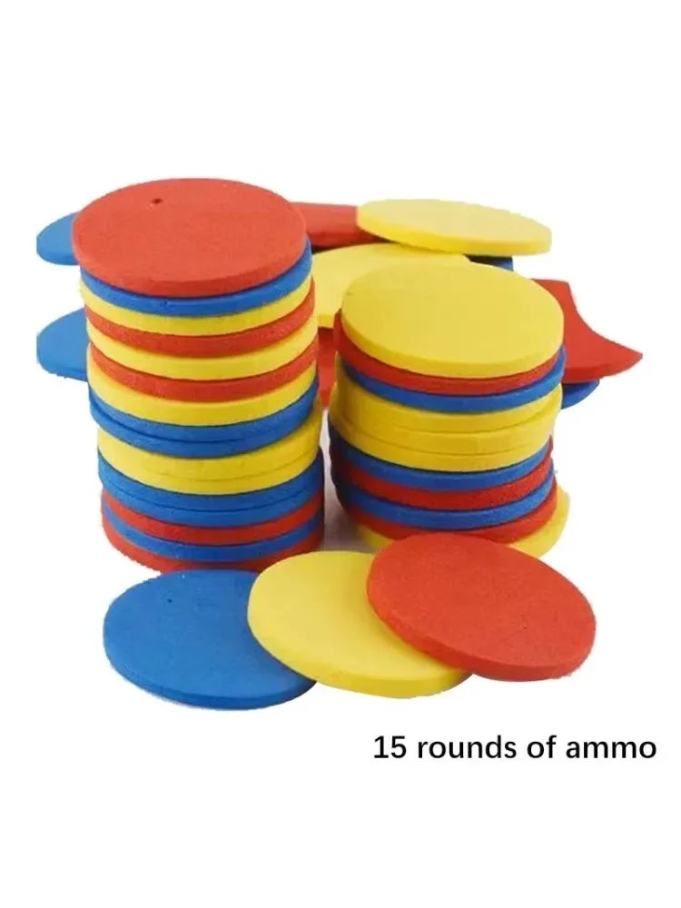AF Interactive Turnip Gun Cat Toy with 15pcs Reusable Soft Bullets, Pet Hunting Training & Funny Interactive Play Supplies