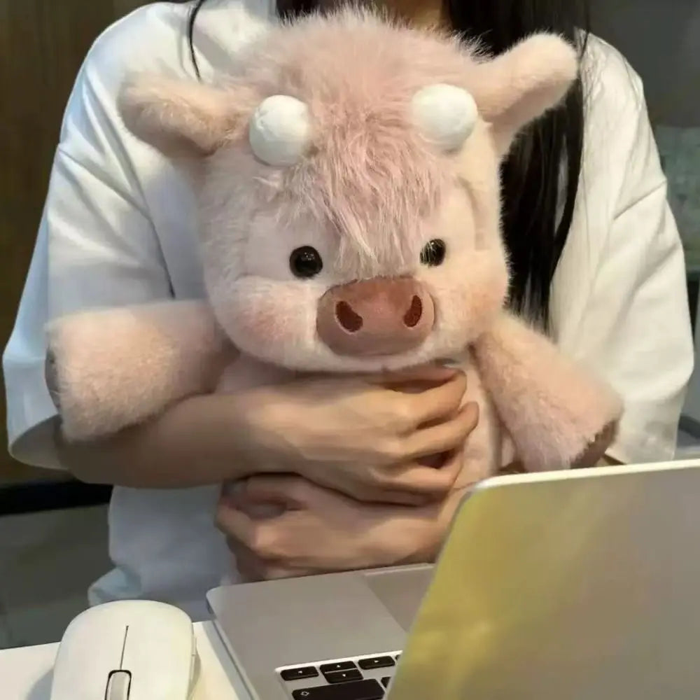 New 17.7'' Giant Walking Pig Hugging Pillow Pig Stuffed Animal Plush Pillow for Girlfriend Adults