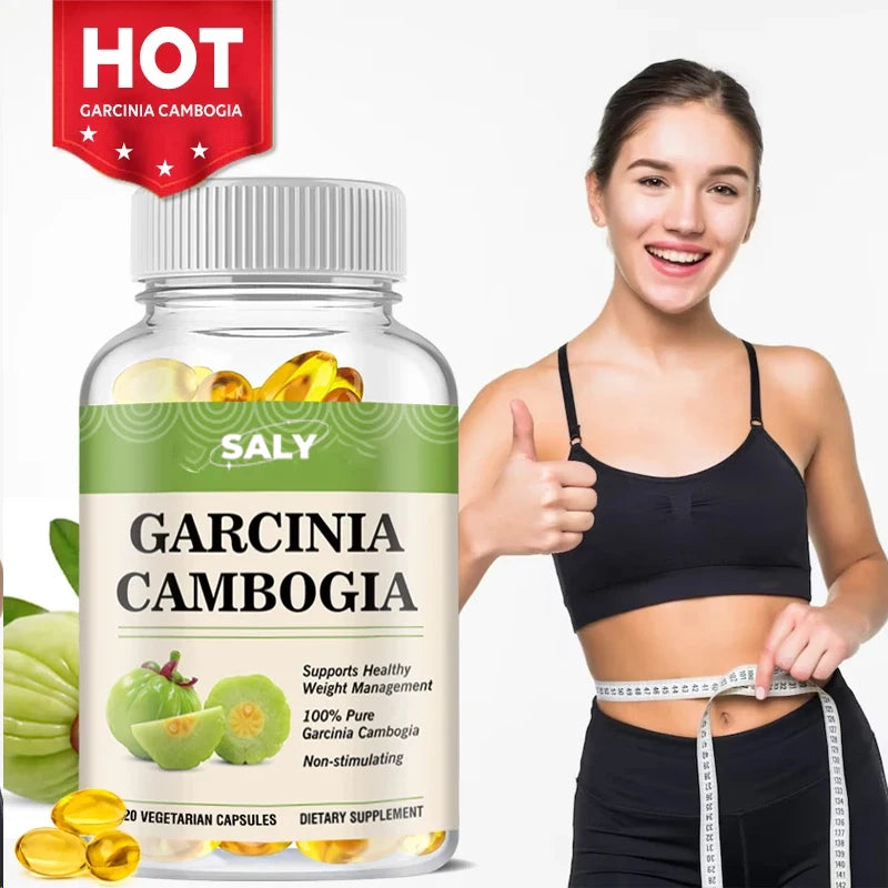 Garcinia Cambogia Extract 2 Month Supply - Helps Suppress Appetite, Suitable For Vegetarians - 120 Capsules