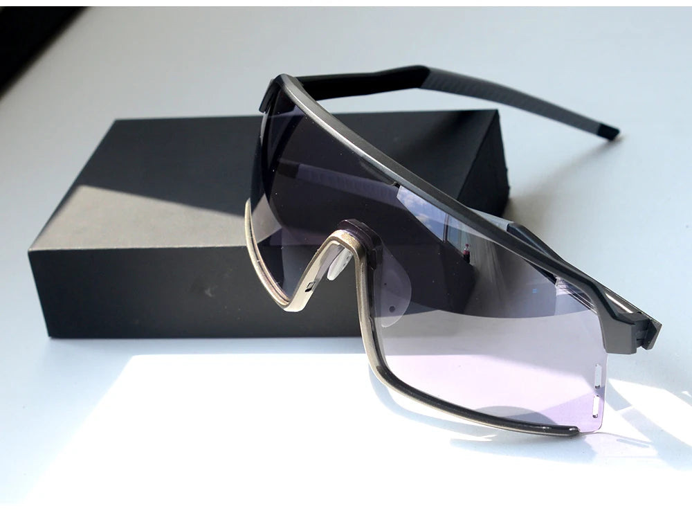 ThinkRider Bike Photochromic Cycling Glasses Bicycle Glasses Sports Men's Sunglasses MTB Road Cycling Eyewear Protection Goggles