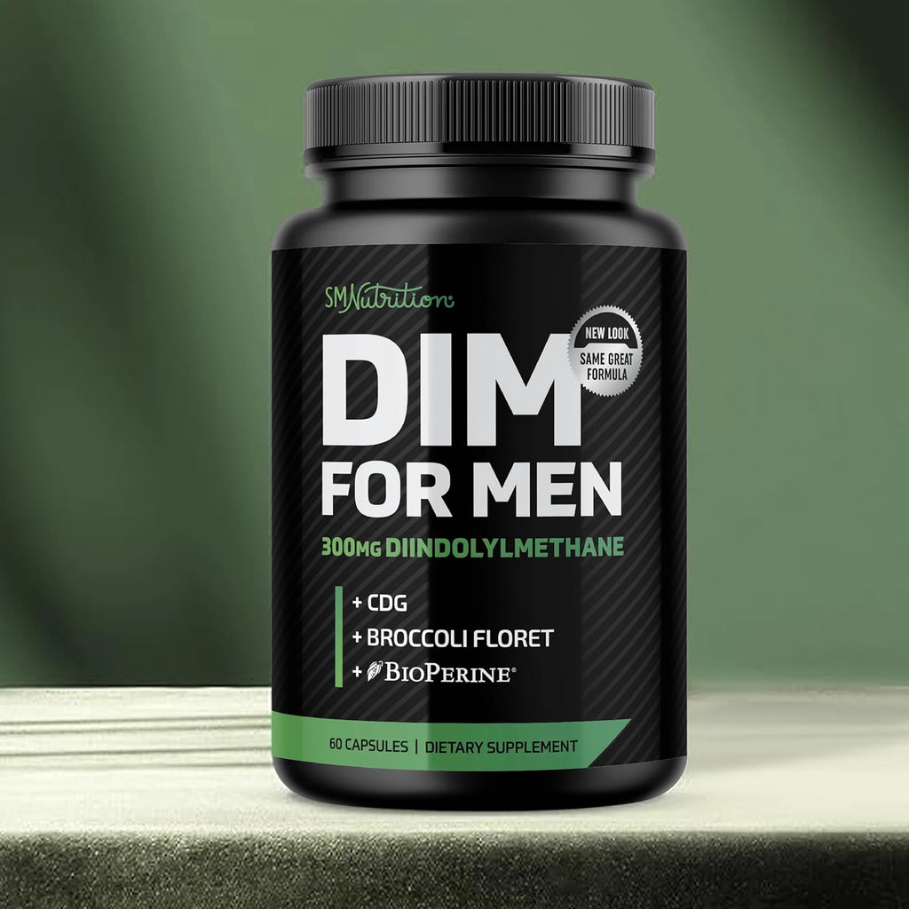 DIM Supplement for Men - Increase Hormone Levels, Improve Physical Fitness, Prostate Health, and Boost Energy