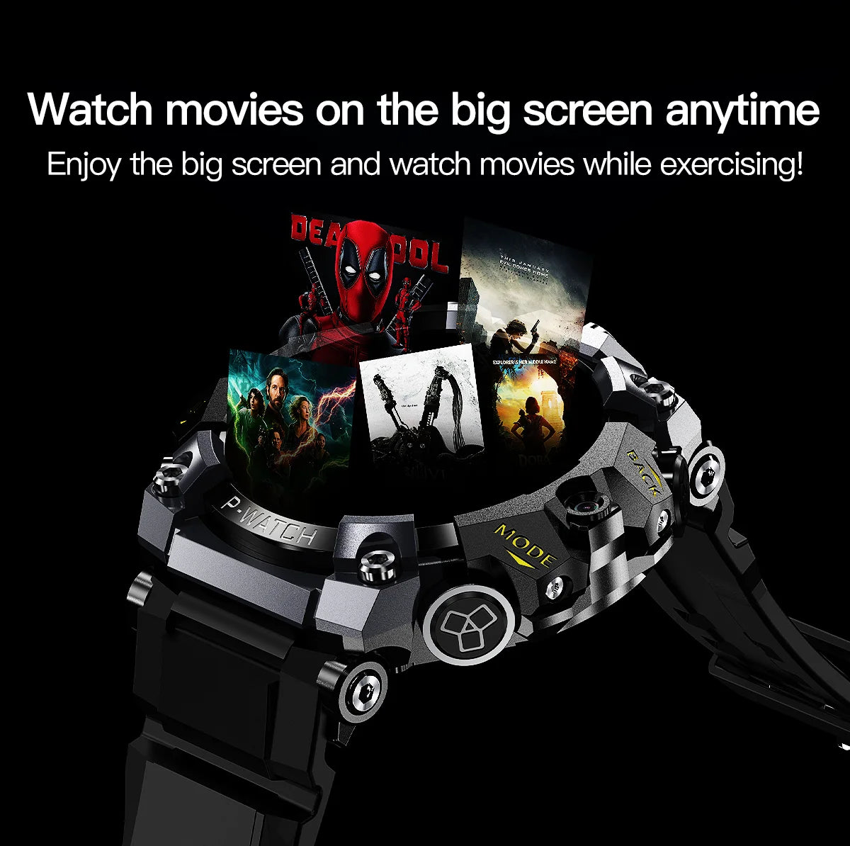 4G Smartwatch Android 10.0 Q668 Smartwatch With 2150Mah Battery 800W HD Dual Camera Amoled GPS WIFI NFC Video Call Sim Card Slot