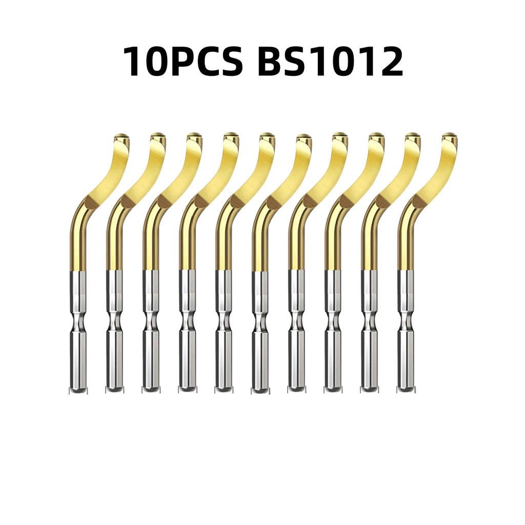 10PCS Deburring Blades Set High-Speed Steel Rotary Blades for Precision Deburring Compatible with Universal Deburring Tools
