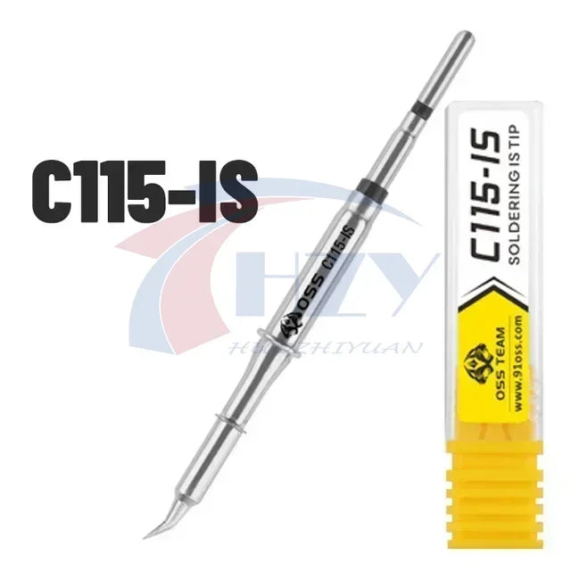 OSS C115 C210 T245 Tips Universal C245 C210 C115 Soldering Iron Tip Compatible SUGUN Maant GVM OSS Soldering Station Handle