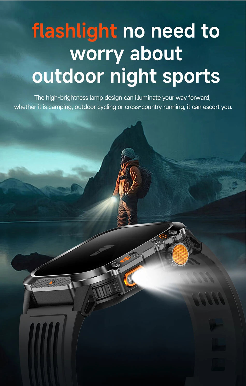 2025 New Dual-Frequency Satellite GPS Sports Smart Watch Compass Barometer Bluetooth Call 10ATM Waterproof Swim Smart Bracelet