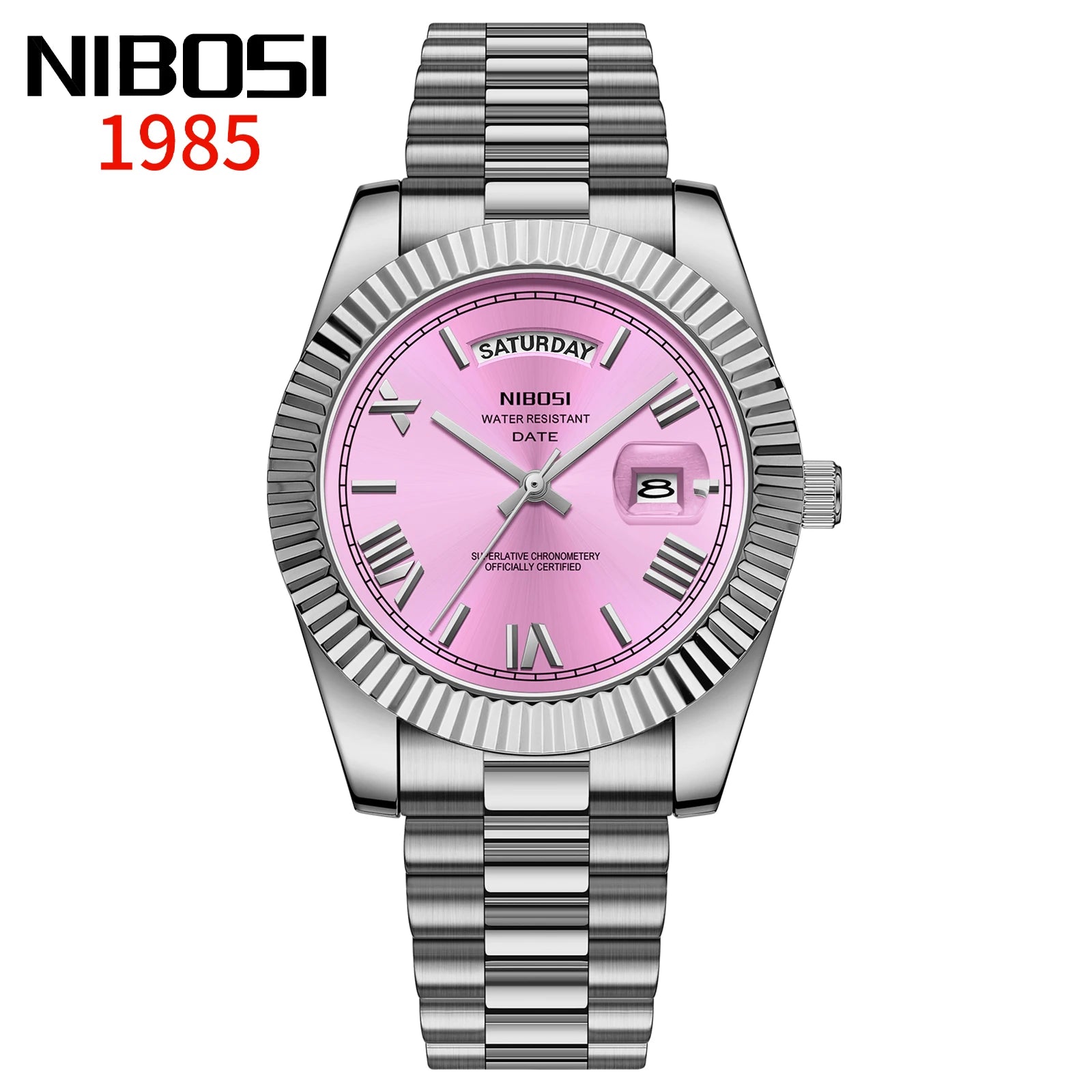 NIBOSI Top Brand Luxury Men Watches Fashion Wristwatch Day Date Miyota Quartz Watch Men Waterproof Steel Male Clock Reloj Hombre
