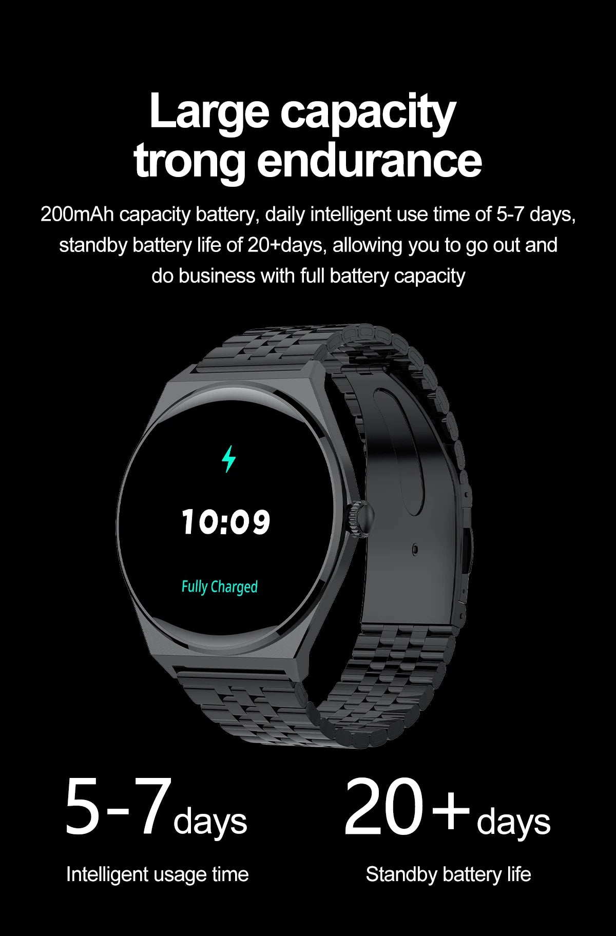 DAORKOW New Ultra thin Wireless Call SmartWatch Women Watches Men Sports Fitness Tracker Heart Rate Smartwatches For Android IOS