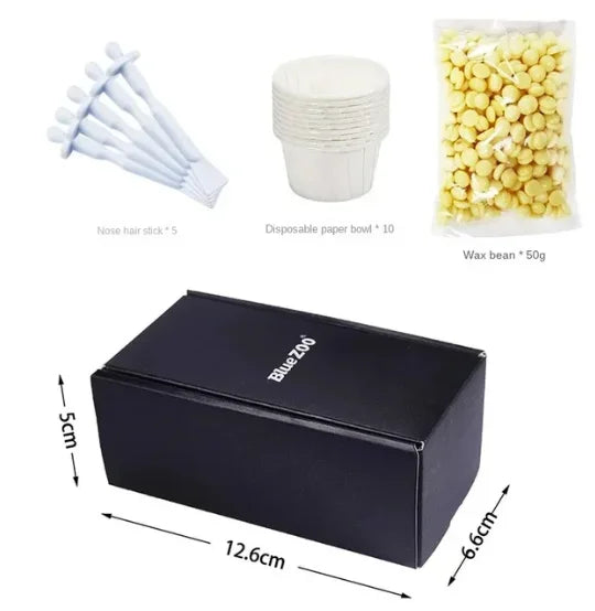 1/3Set 50g Nose Ear Hair Removal Wax Kit Painless & Easy Mens and Women Nasal Waxing Lightweight Portable Hair Removel Tools