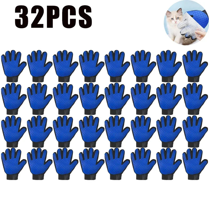 Pet Hair Glove Comb Pet Dog Cat Grooming Cleaning Glove Deshedding Hair remover Massage Brush Animal Supplies Cat Accessoies