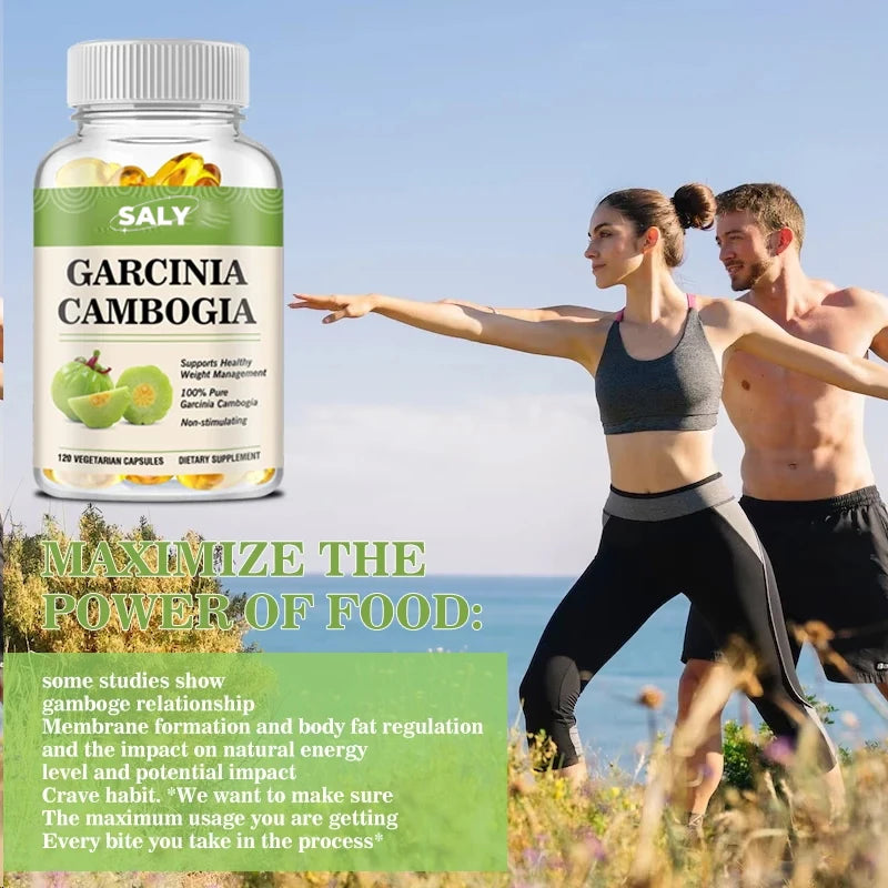 Garcinia Cambogia Extract 2 Month Supply - Helps Suppress Appetite, Suitable For Vegetarians - 120 Capsules