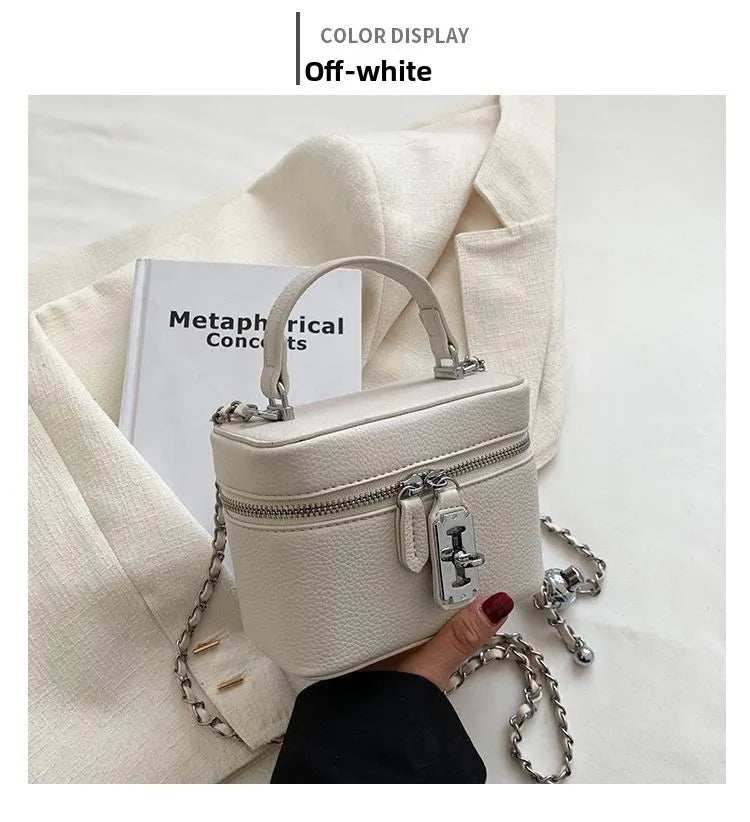 Fashionable Chain Strap  Square Bag for Women Summer New Style Handbag High Quality Crossbody Bag Stylish Trendy Small Bag