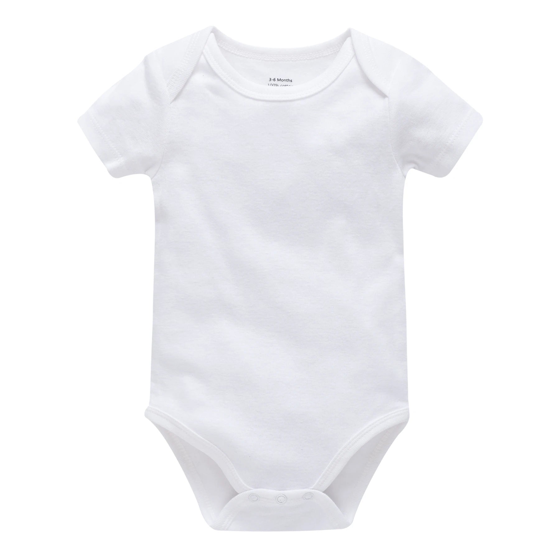 2025 Solid White Baby Clothes Short Sleeve Cotton Baby Girls Boys Bodysuit Newborn body bebe 0-24 months Infant Jumpsuit