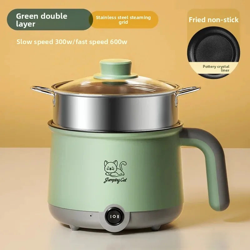 Mini Multi-Function Electric Cooker Small Integrated Steaming And Cooking Dormitory Noodles Home Use Single Person Mini Electric