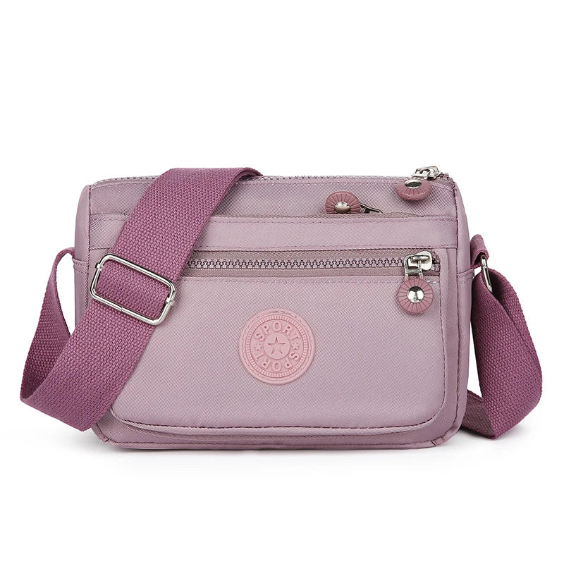 Waterproof Nylon Oxford Cloth Crossbody Bag Women's Single Shoulder Bag Versatile Durable Soft Casual Style Youth Fashion