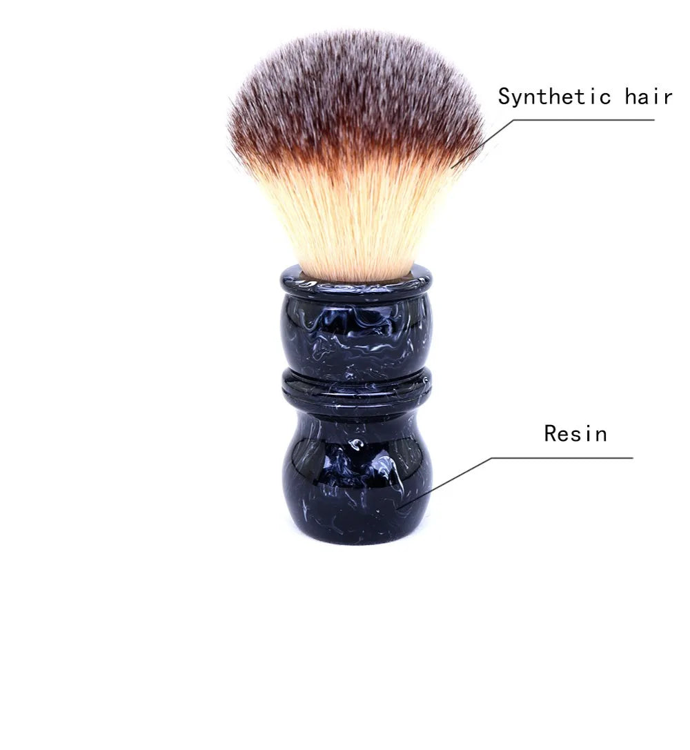 Yaqi Shaving Brush 24MM Men's Resin Handle Nylon For Men Clearance Beard Professional Barber Face Cleaning Shaving Brush Tool