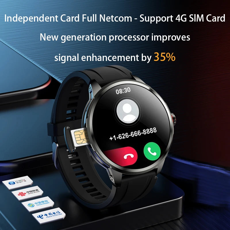 Goldenspike 32GB+256GB Smartwatch 4G/5G LTE 900W Rotary HD Camera GPS WIFI HiSportPro App Bluetooth Smart Watch For IOS Android