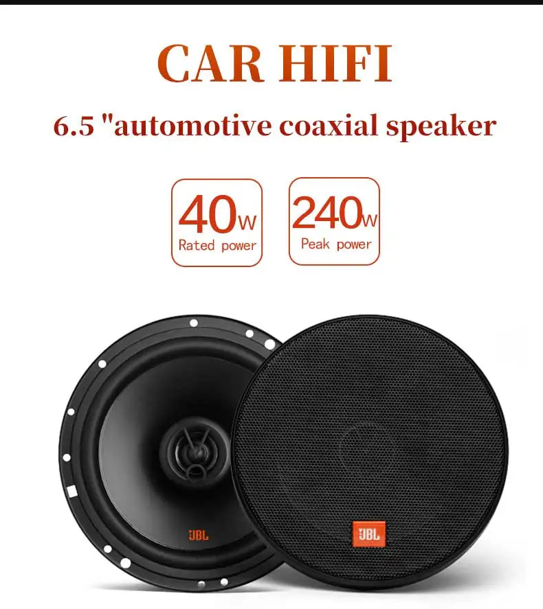 JBL 6.5-inch HiFi coaxial speaker full-range car speaker subwoofer treble midrange music stereo speaker