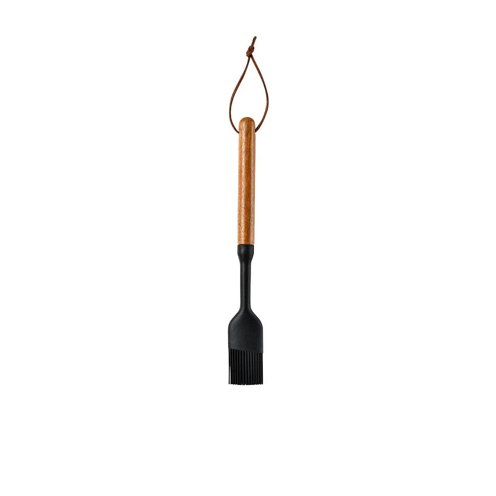 1/7Pcs Black Food Grade Silicone Kitchen Cookware Utensils Spatula Spoon Oil Brush Practical Cooking Tool Kitchenware Set