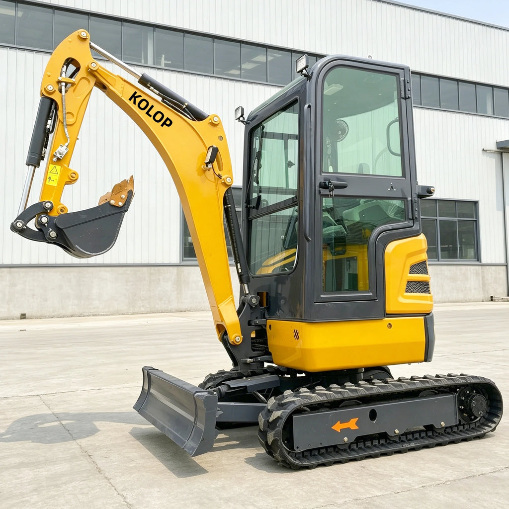 Enclosed Cab 2 Ton Mini Excavator 1 Ton Tracked Mini Digger Customized EURO 5 Kubota Yanmar Diesel Engine Fast Delivery