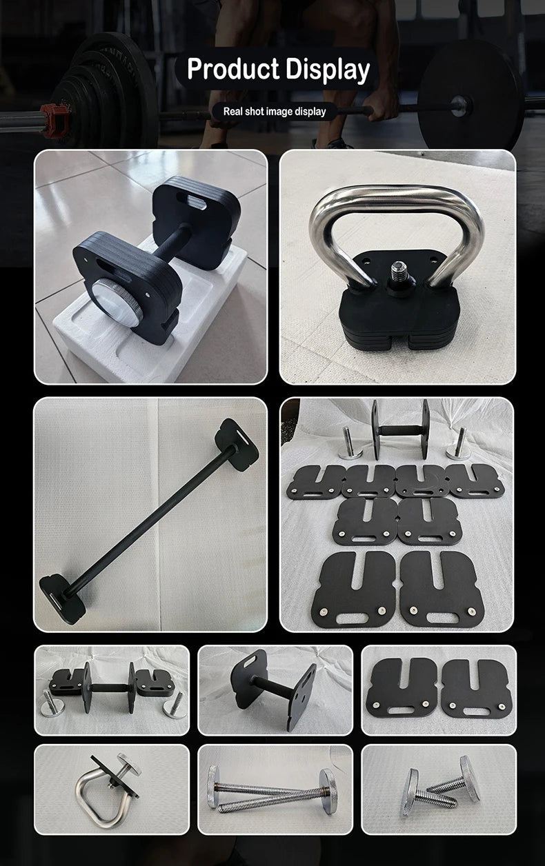 2025 Professional pure steel adjustable dumbbell 4kg-102kg fast adjustable dumbbell 2kg incremental square plug-in dumbbell