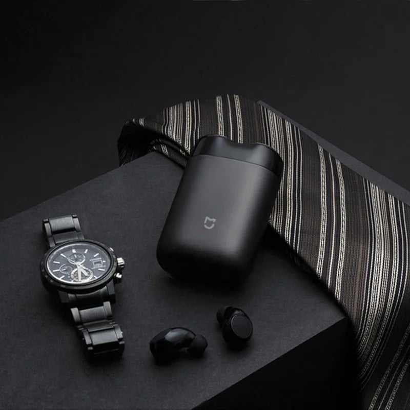 Xiaomi Mi S100 Electric Shaver IPX7 Waterproof 7200RPM Dual Floating Head Wet/Dry Shaving Type-C Fast Charge 90min USB Razor