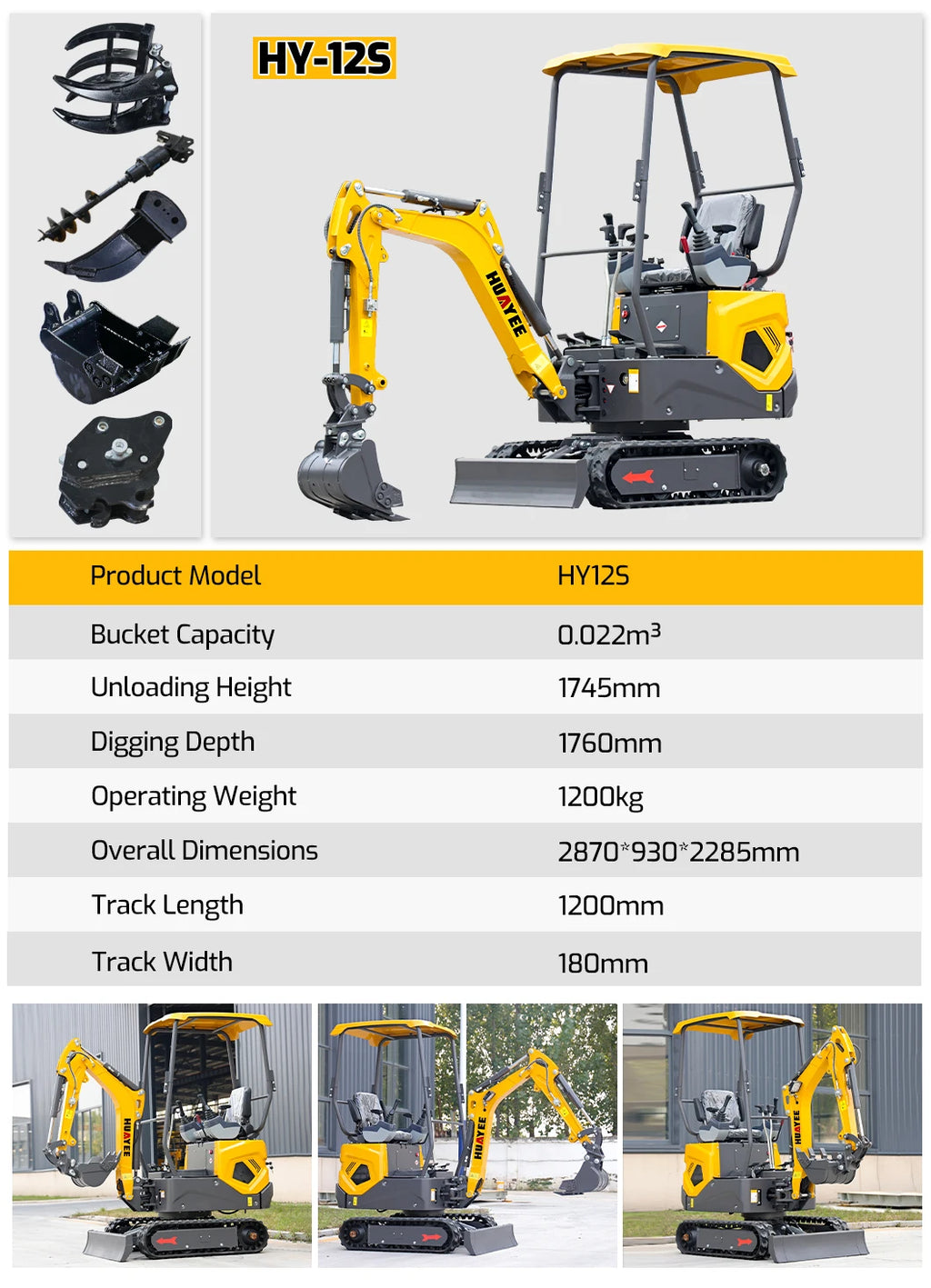 Hydraulic Mini Excavator Prices Multifunctional EPA Engine Small Diggers Portable Excavadora Customize Mini Small Excavators