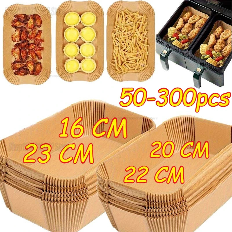 Disposable Baking Paper Hot Air Fryer Paper Airfryer Cooking Baking Reusable Oven Food Waxed Paper Foil Kitchen Tools