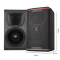 400W High Power Speakers 12 Inch Full Range Sound Box 15mm Thick Loud Speaker with Metal Mesh Audio For DJ Outdoor KTV Stage Use