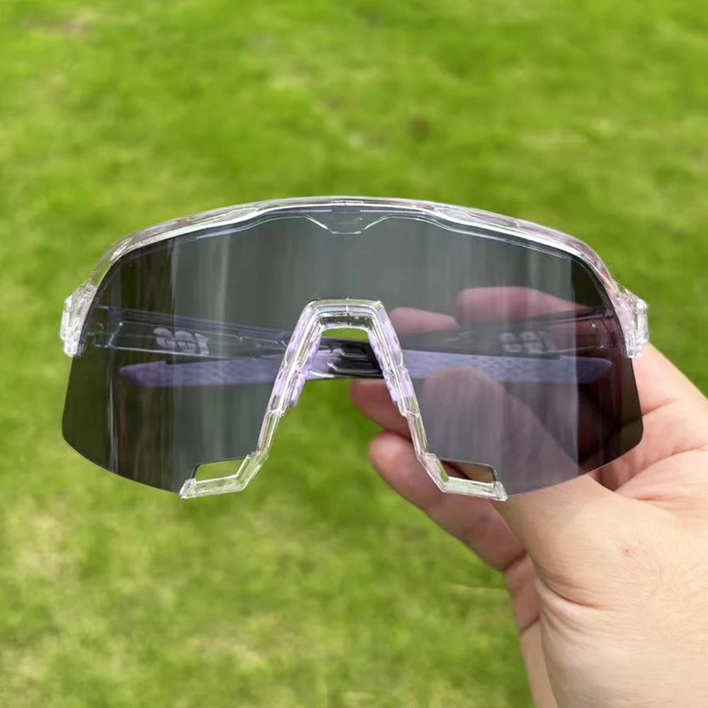 100 Photochromic Riding Cycling Sunglasses Mtb Cycling Glasses Goggles Bicycle Mountain Bike Men Women Sport Protection Glasses
