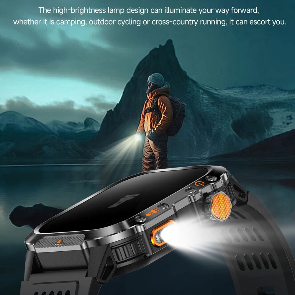 2025 New Dual-Frequency Satellite GPS Sports Smart Watch Compass Barometer Bluetooth Call 10ATM Waterproof Swim Smart Bracelet