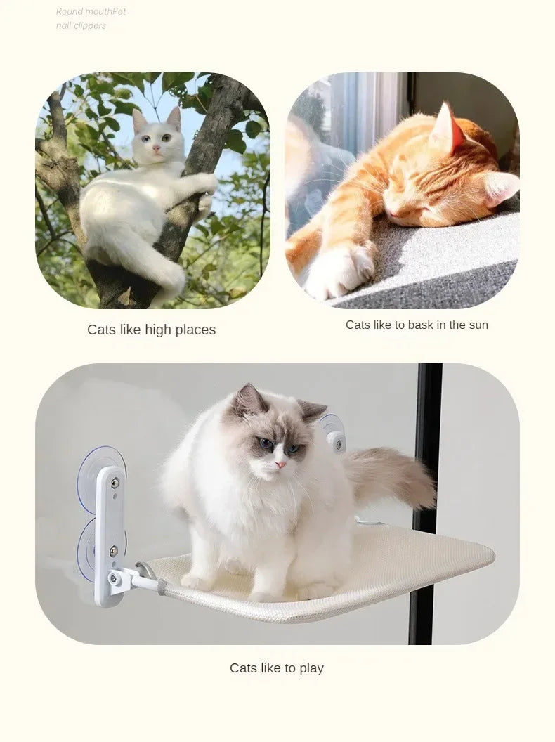 Cat Hammock Super Suction Cup Swing Winter Sun Can Be Removed And Washed Mattress Windowsill Glass Hanging Bed Pet Supplies