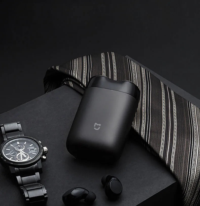 Xiaomi Mi S100 Electric Shaver IPX7 Waterproof 7200RPM Dual Floating Head Wet/Dry Shaving Type-C Fast Charge 90min USB Razor