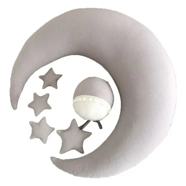 ❤️Moon Pillows Set Newborn Photography Accessories Posing Crescent Pillow 6Pcs/Set Studio Baby Photo Decoration Moon Fotografia