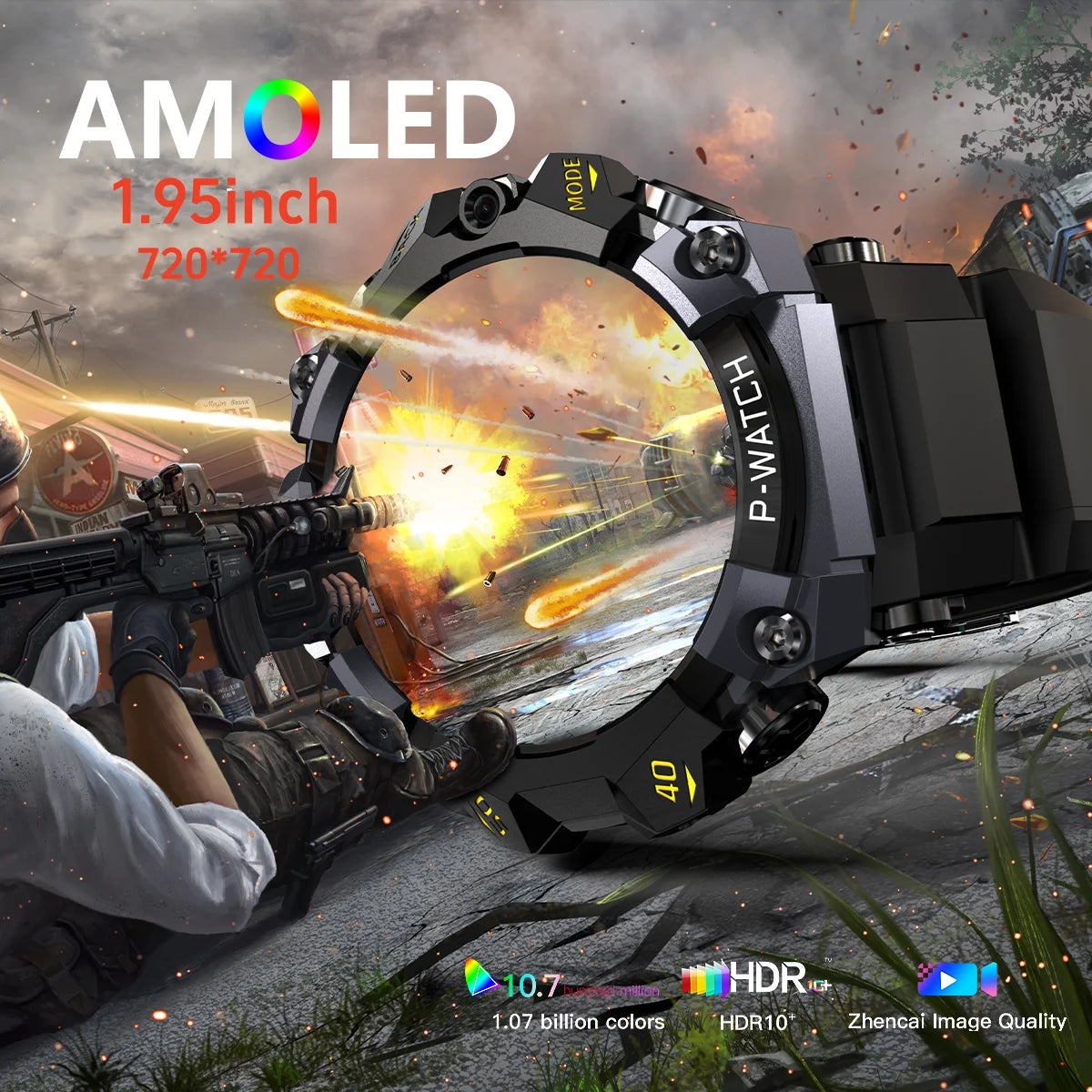 4G Smartwatch Android 10.0 Q668 Smartwatch With 2150Mah Battery 800W HD Dual Camera Amoled GPS WIFI NFC Video Call Sim Card Slot