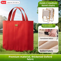 Thiened Ox Fabric Portable Folding Chair Storage Bag Outdoor Cam Carry Bag Durable Staing Chair Organizer