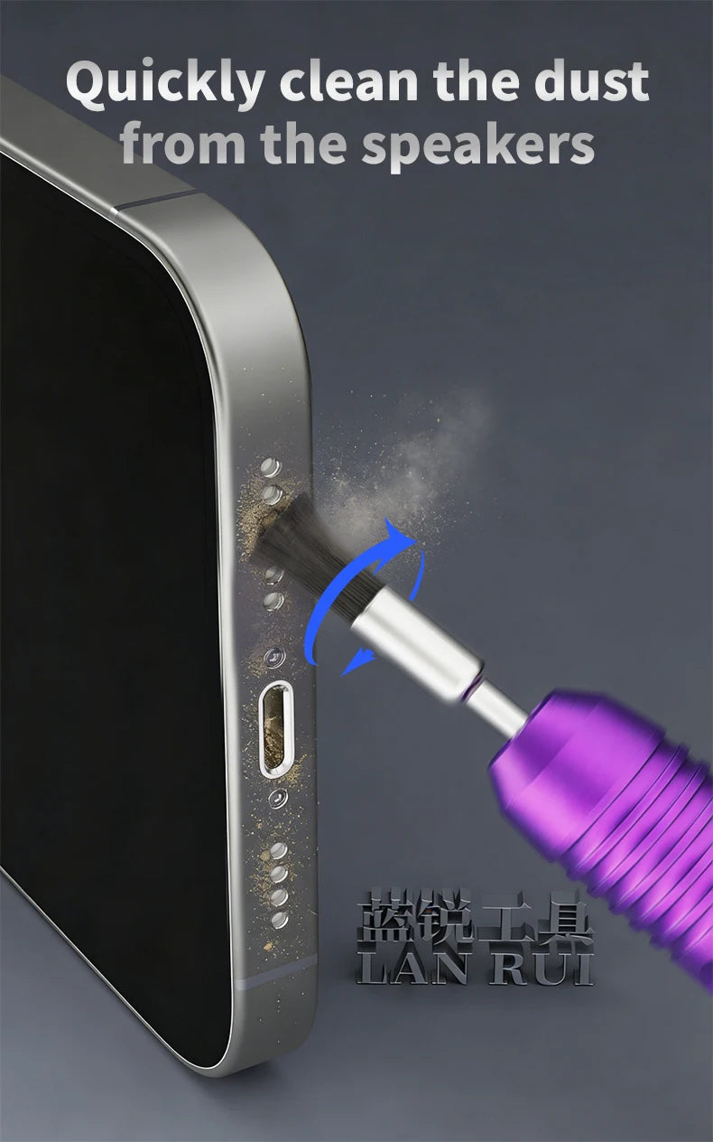 LANRUI QB95 Dust Cleaning Sticks 10PCS for Mobile Phone Repair Motherboard IC Pads Earpiece Speaker Cleaning Dust Removal Tool
